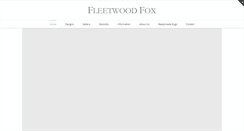 Desktop Screenshot of fleetwoodfox.com