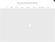 Tablet Screenshot of fleetwoodfox.com